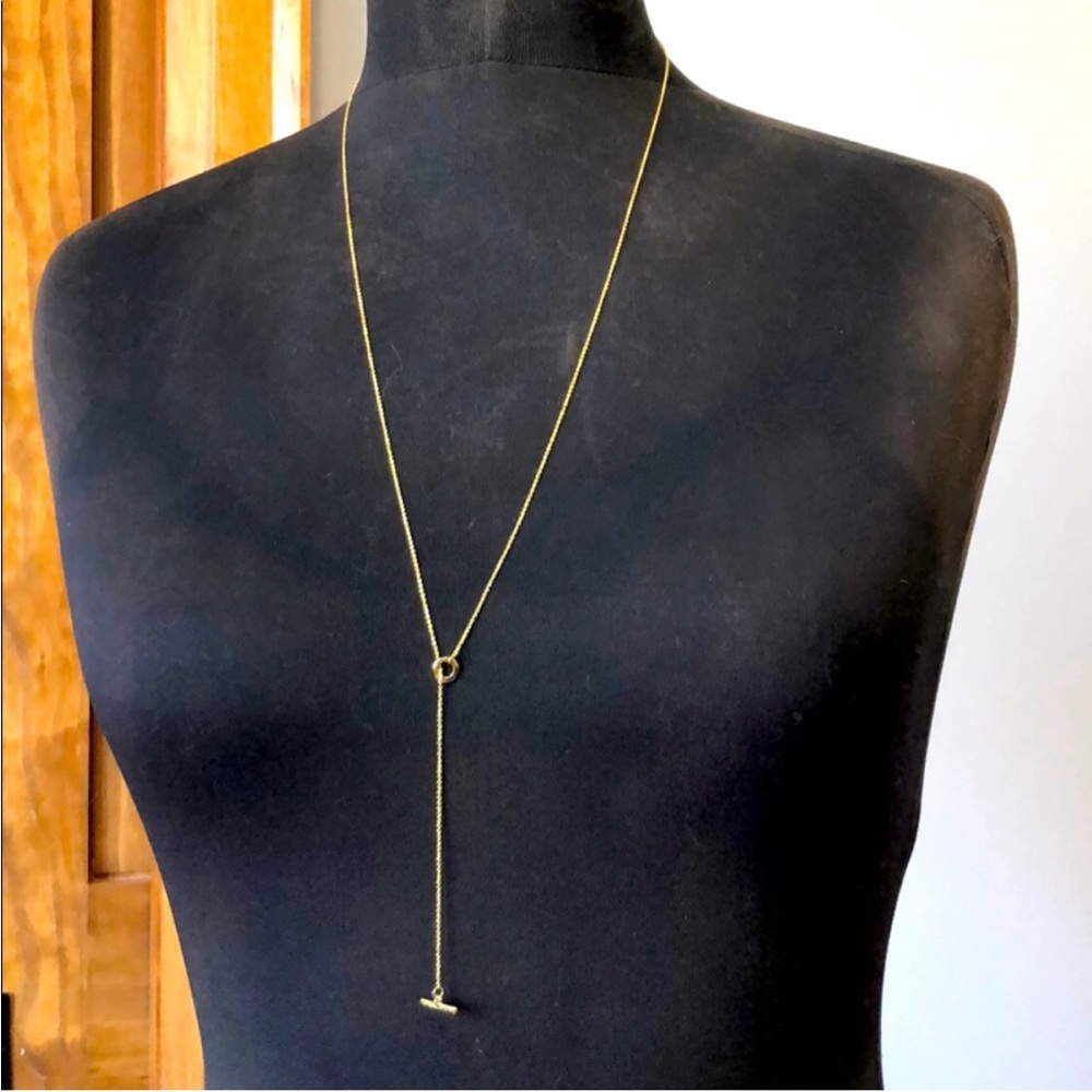 Elegant Gold-Tone Adjustable Necklace